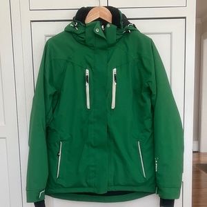 Sunice Women's Erika Waterproof Insulated Stretch Ski Jacket - Size 10 (Green)